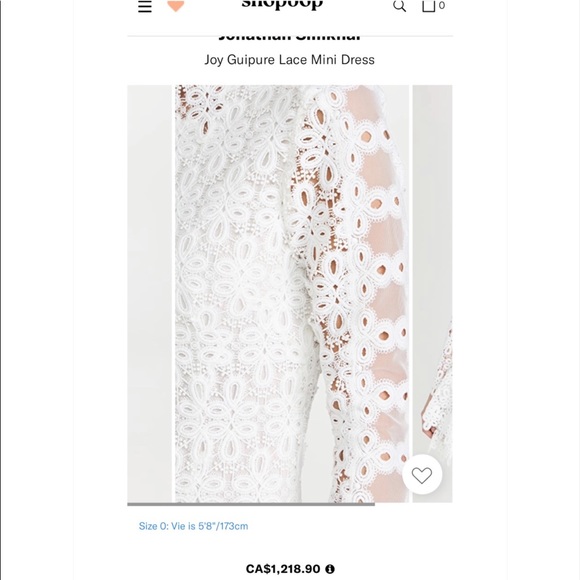 Jonathan Simkhai Lace Mini Dress - Picture 4 of 8